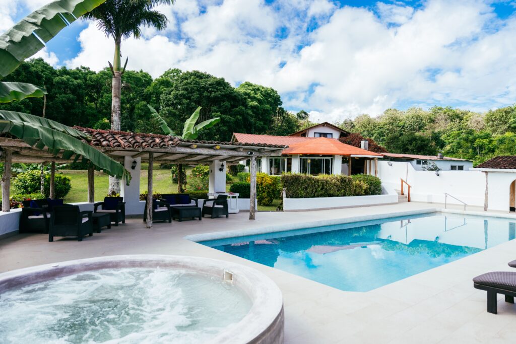 Pool at Enchanted Galapagos Lodge